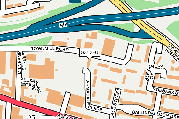 G31 3EU map - OS OpenMap – Local (Ordnance Survey)