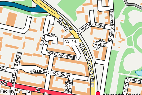 G31 3HJ map - OS OpenMap – Local (Ordnance Survey)