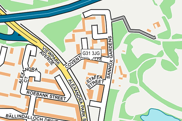 G31 3JG map - OS OpenMap – Local (Ordnance Survey)