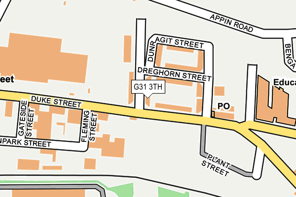 G31 3TH map - OS OpenMap – Local (Ordnance Survey)