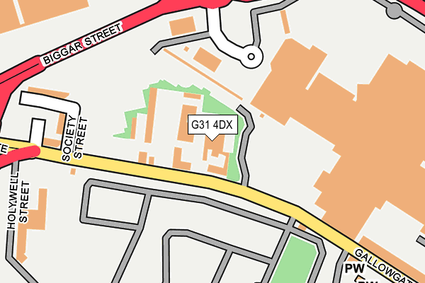 G31 4DX map - OS OpenMap – Local (Ordnance Survey)