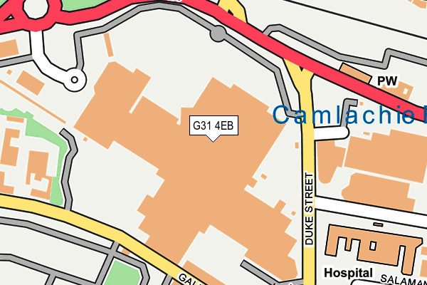 G31 4EB map - OS OpenMap – Local (Ordnance Survey)