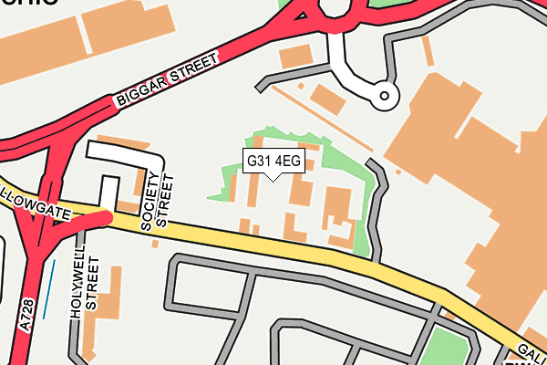 G31 4EG map - OS OpenMap – Local (Ordnance Survey)