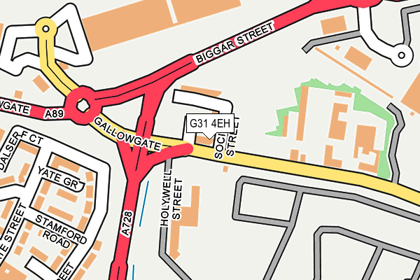 G31 4EH map - OS OpenMap – Local (Ordnance Survey)