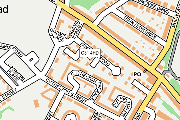 G31 4HD map - OS OpenMap – Local (Ordnance Survey)