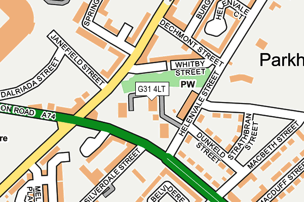 G31 4LT map - OS OpenMap – Local (Ordnance Survey)