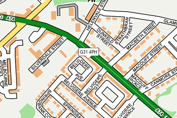 G31 4PH map - OS OpenMap – Local (Ordnance Survey)