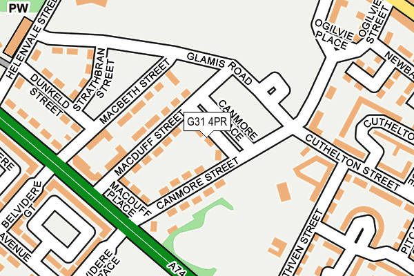 G31 4PR map - OS OpenMap – Local (Ordnance Survey)