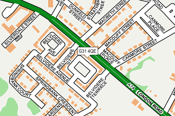 G31 4QE map - OS OpenMap – Local (Ordnance Survey)