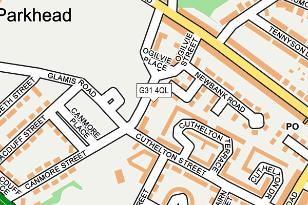 G31 4QL map - OS OpenMap – Local (Ordnance Survey)