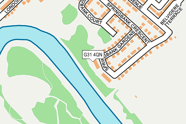 G31 4QN map - OS OpenMap – Local (Ordnance Survey)