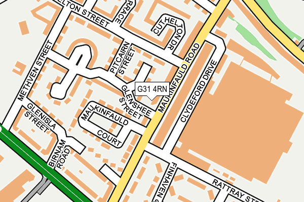 G31 4RN map - OS OpenMap – Local (Ordnance Survey)