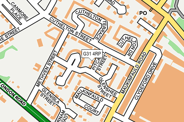 G31 4RP map - OS OpenMap – Local (Ordnance Survey)