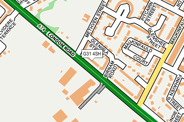 G31 4SH map - OS OpenMap – Local (Ordnance Survey)