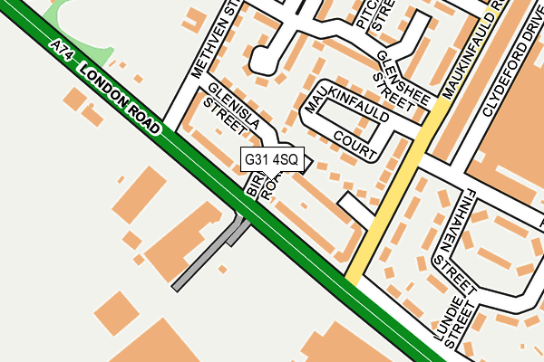 G31 4SQ map - OS OpenMap – Local (Ordnance Survey)