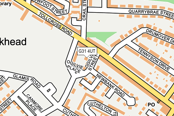 G31 4UT map - OS OpenMap – Local (Ordnance Survey)