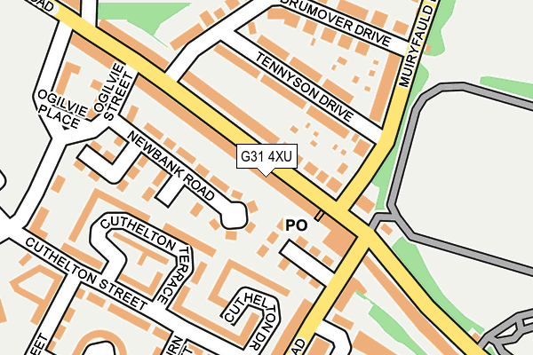 G31 4XU map - OS OpenMap – Local (Ordnance Survey)