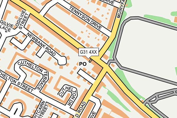 G31 4XX map - OS OpenMap – Local (Ordnance Survey)