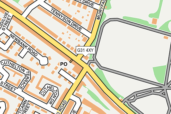 G31 4XY map - OS OpenMap – Local (Ordnance Survey)