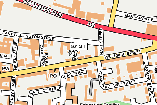 G31 5HH map - OS OpenMap – Local (Ordnance Survey)