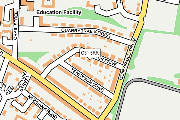 G31 5RR map - OS OpenMap – Local (Ordnance Survey)