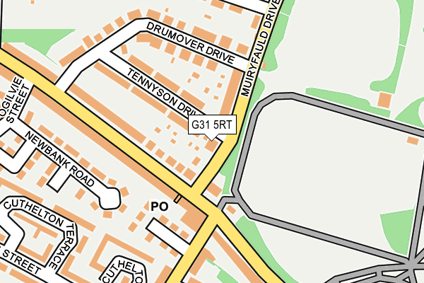 G31 5RT map - OS OpenMap – Local (Ordnance Survey)