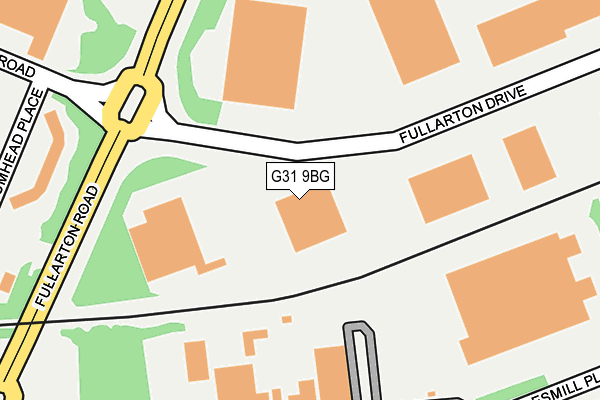 G31 9BG map - OS OpenMap – Local (Ordnance Survey)
