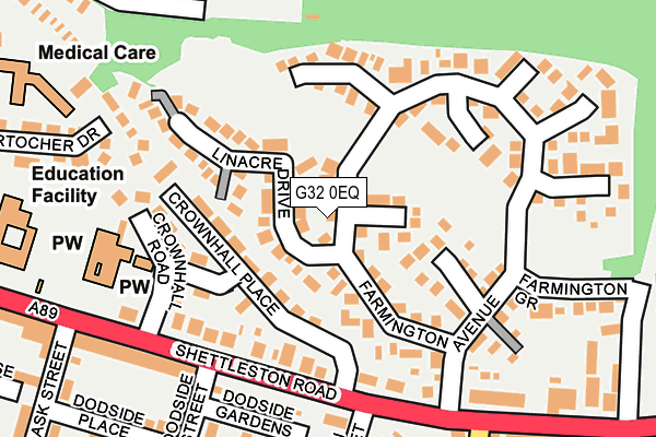 G32 0EQ map - OS OpenMap – Local (Ordnance Survey)