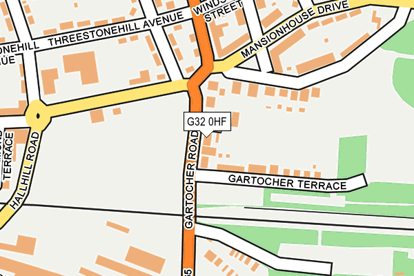 G32 0HF map - OS OpenMap – Local (Ordnance Survey)