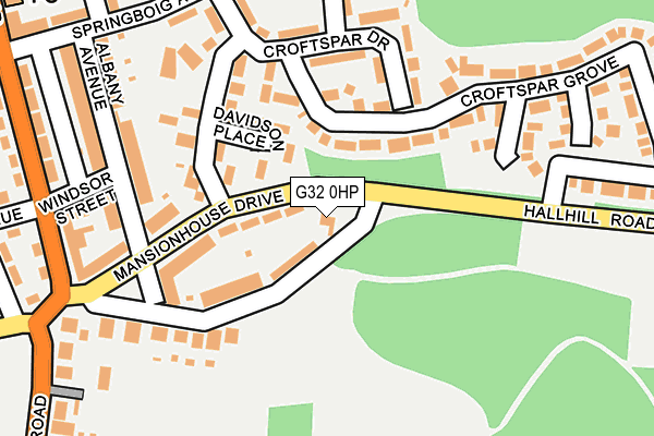 G32 0HP map - OS OpenMap – Local (Ordnance Survey)