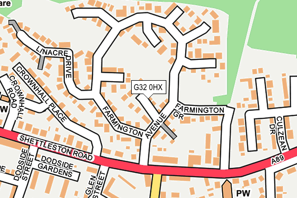 G32 0HX map - OS OpenMap – Local (Ordnance Survey)