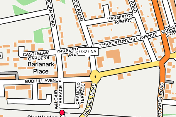 G32 0NA map - OS OpenMap – Local (Ordnance Survey)
