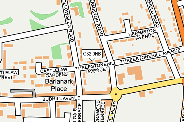 G32 0NB map - OS OpenMap – Local (Ordnance Survey)