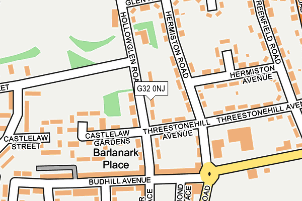 G32 0NJ map - OS OpenMap – Local (Ordnance Survey)