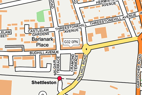 G32 0PN map - OS OpenMap – Local (Ordnance Survey)