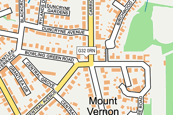 G32 0RN map - OS OpenMap – Local (Ordnance Survey)