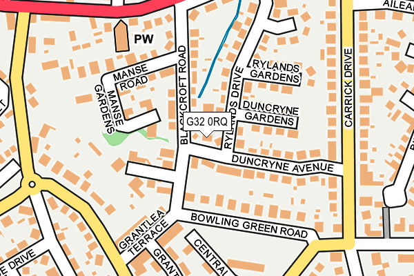 G32 0RQ map - OS OpenMap – Local (Ordnance Survey)