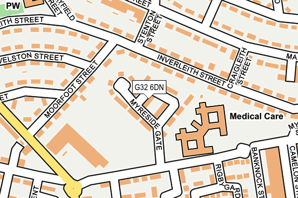 G32 6DN map - OS OpenMap – Local (Ordnance Survey)