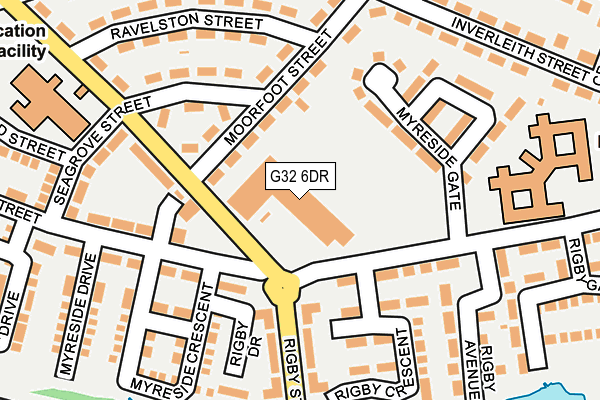 G32 6DR map - OS OpenMap – Local (Ordnance Survey)