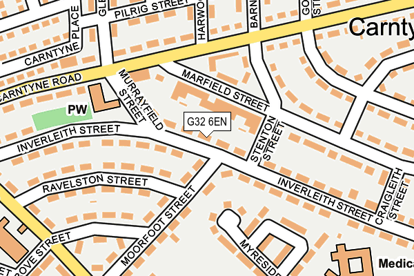 G32 6EN map - OS OpenMap – Local (Ordnance Survey)