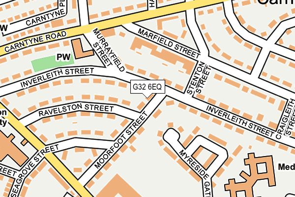 G32 6EQ map - OS OpenMap – Local (Ordnance Survey)