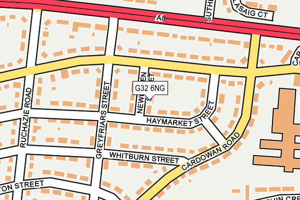 G32 6NG map - OS OpenMap – Local (Ordnance Survey)