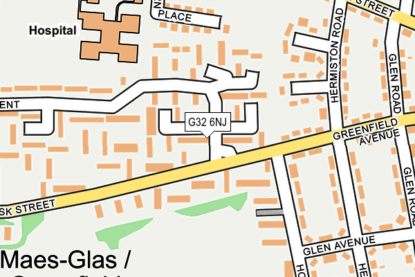 G32 6NJ map - OS OpenMap – Local (Ordnance Survey)