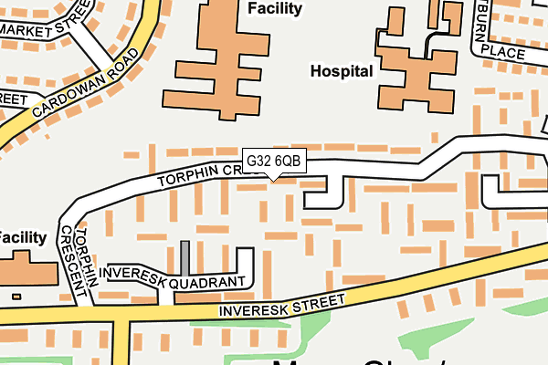 G32 6QB map - OS OpenMap – Local (Ordnance Survey)