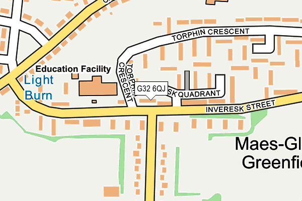 G32 6QJ map - OS OpenMap – Local (Ordnance Survey)