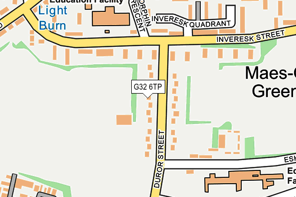 G32 6TP map - OS OpenMap – Local (Ordnance Survey)