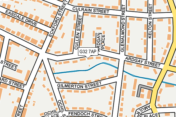 G32 7AP map - OS OpenMap – Local (Ordnance Survey)