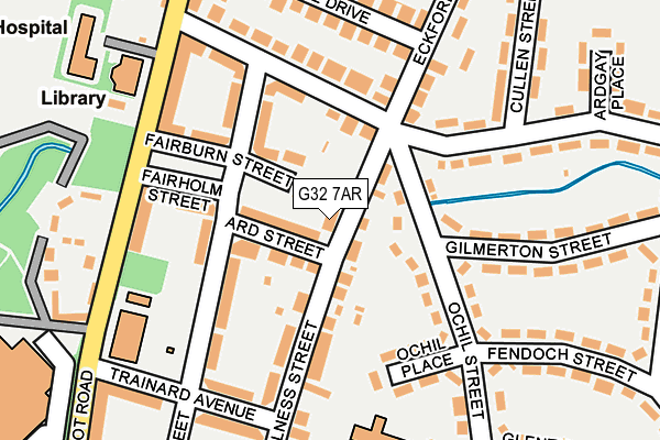G32 7AR map - OS OpenMap – Local (Ordnance Survey)