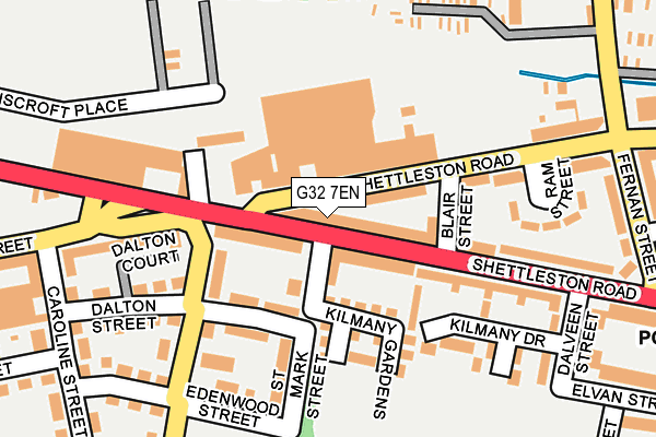 G32 7EN map - OS OpenMap – Local (Ordnance Survey)