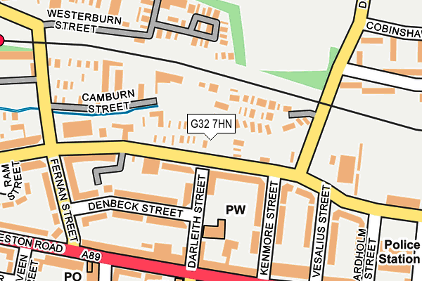 G32 7HN map - OS OpenMap – Local (Ordnance Survey)